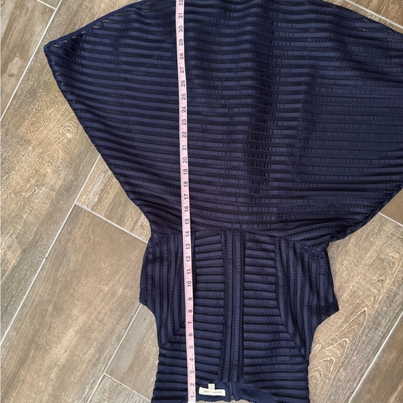 Sophia + Zeke Navy Fit and Flare Cocktail Mini Dress - Picture 9 of 10